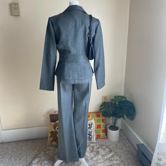 Vintage Y2K B. Smart gray suit set - Picture 7 of 7